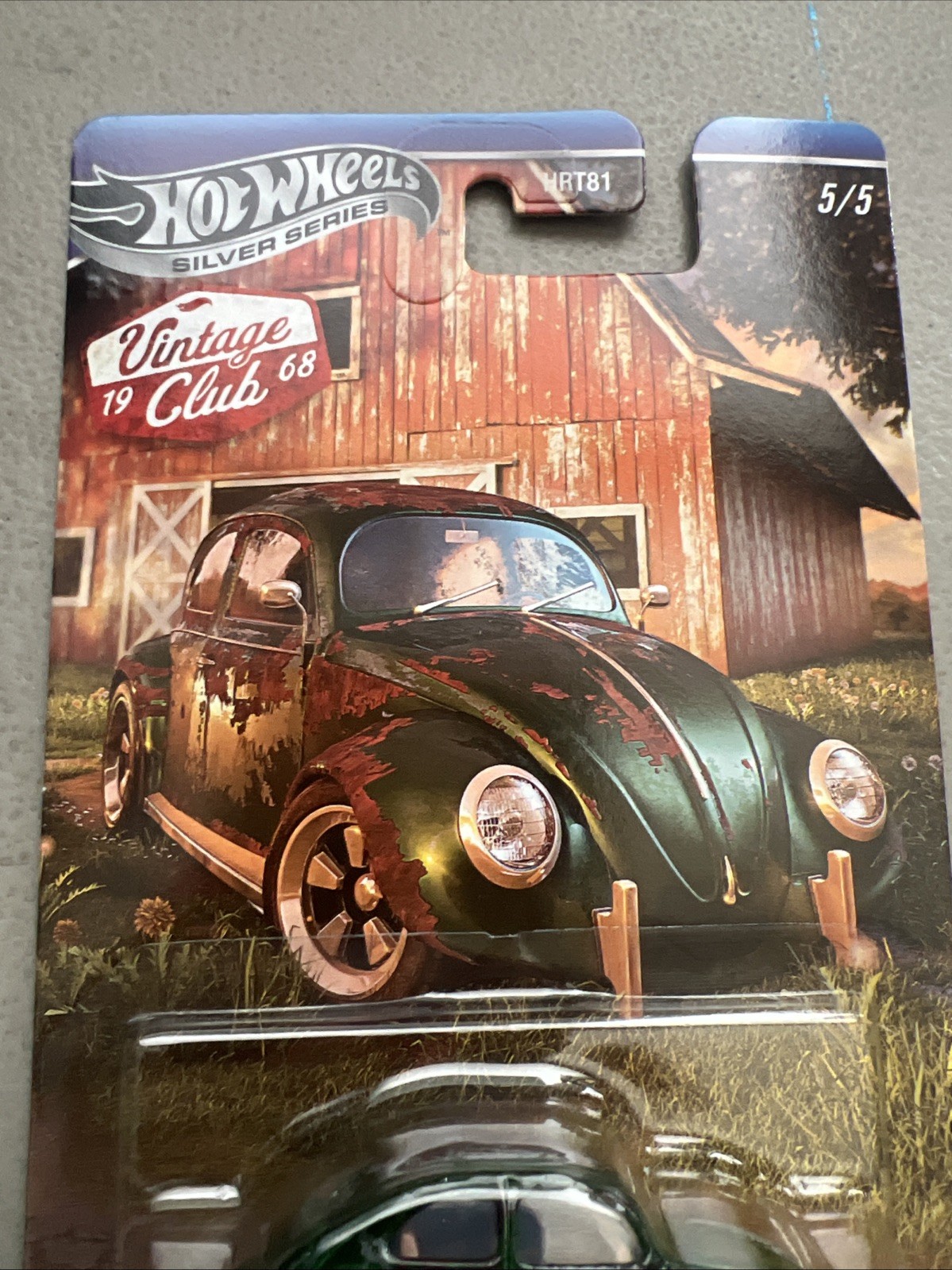 Hot Wheels Silver Series Vintage Club CHASE Volkswagen “Classic Bug” (Beetle)