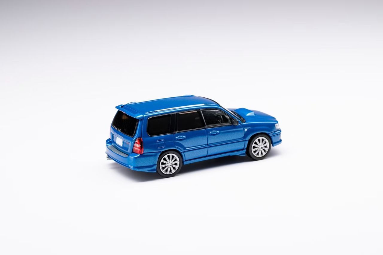 SUBARU FORESTER STI BLUE W/ ACCESSORIES 1/64 DIECAST CAR MODEL BY MODELMODEL MM