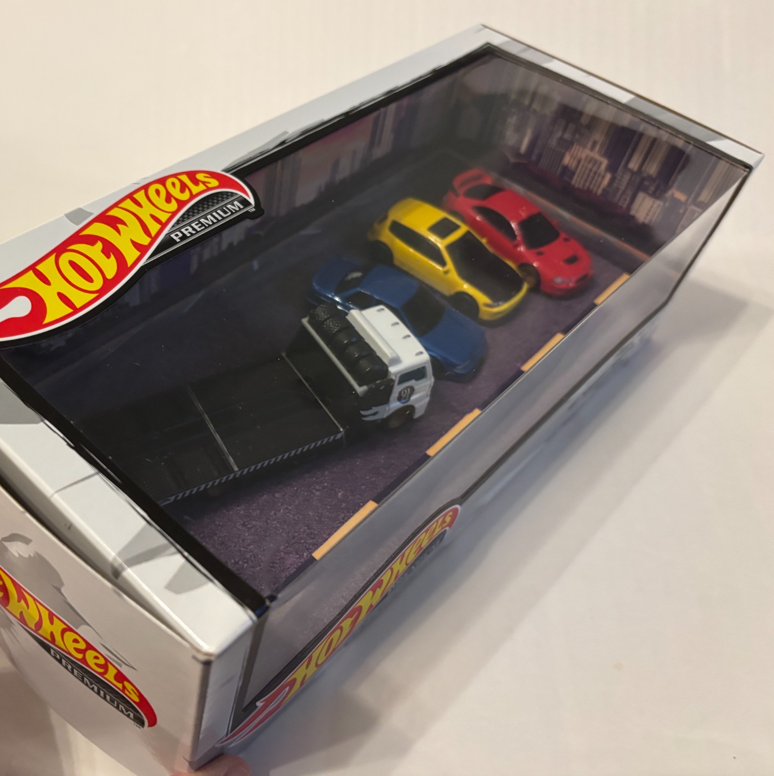 Hot Wheels Diorama Box Set HONDA CIVIC EG TOYOTA CELICA NISSAN SENTRA FLEET STRE