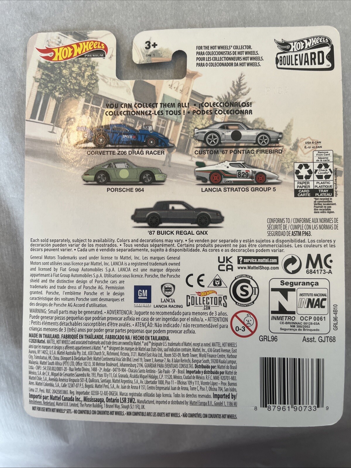 Hot Wheels 1:64 Boulevard Corvette Z06 Drag #26