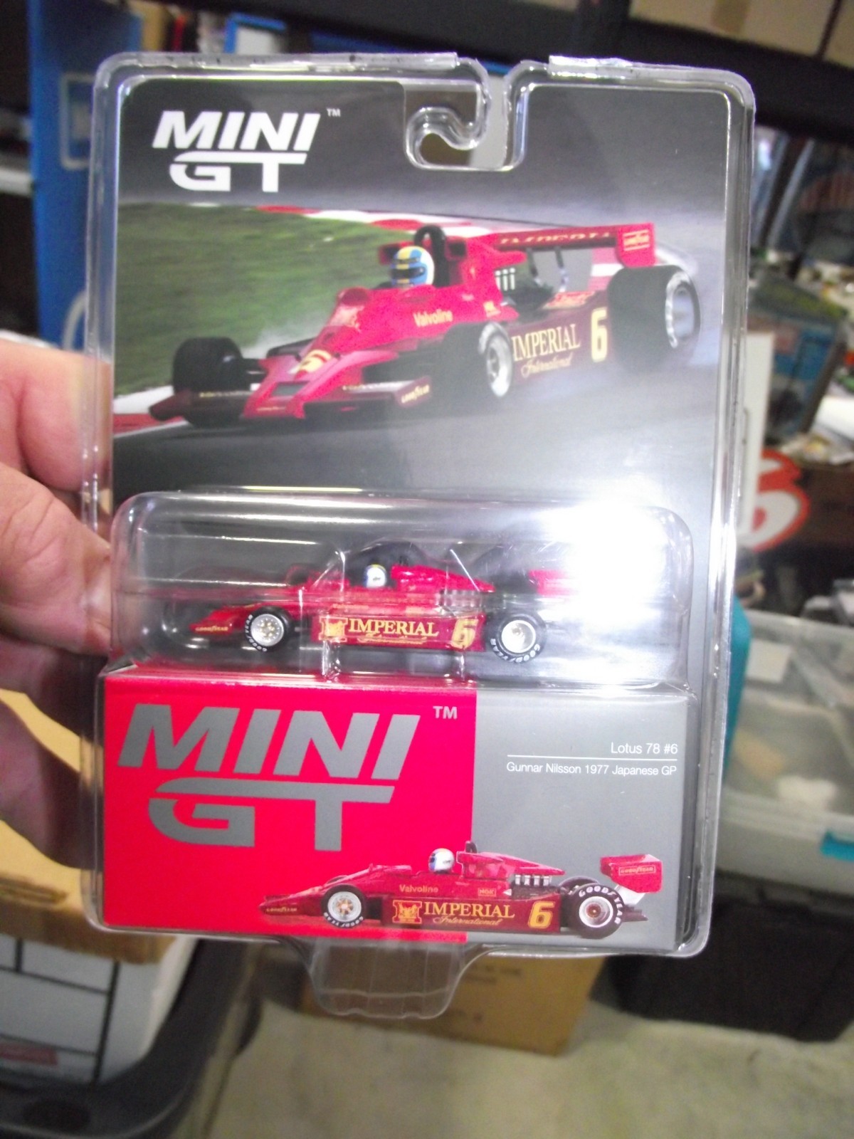 Mini gt 1/64 Lotus 78 #6 Gunnar Nilsson 1977 Japanese GP NIB