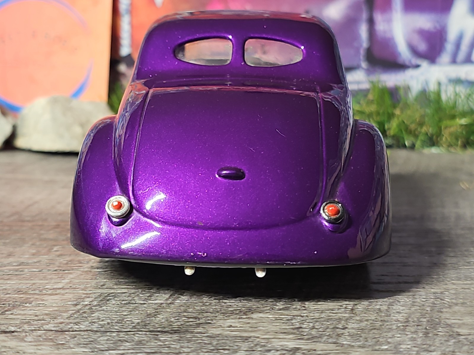 Vntg 2001 Racing Champions 1941 Willys Coupe 1:24 Purple Diecast Car NO BOX