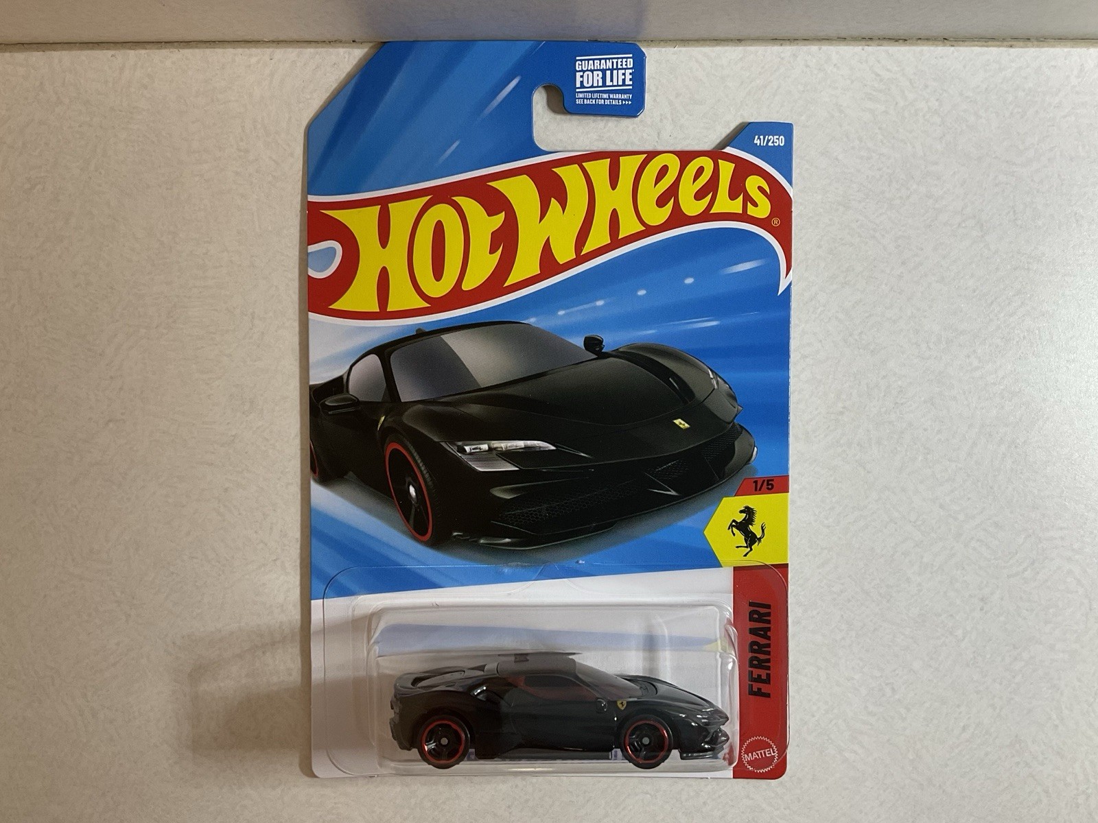 2026 Hot Wheels Ferrari SF90 Stradale (41/250) BLACK — Ferrari #1/5