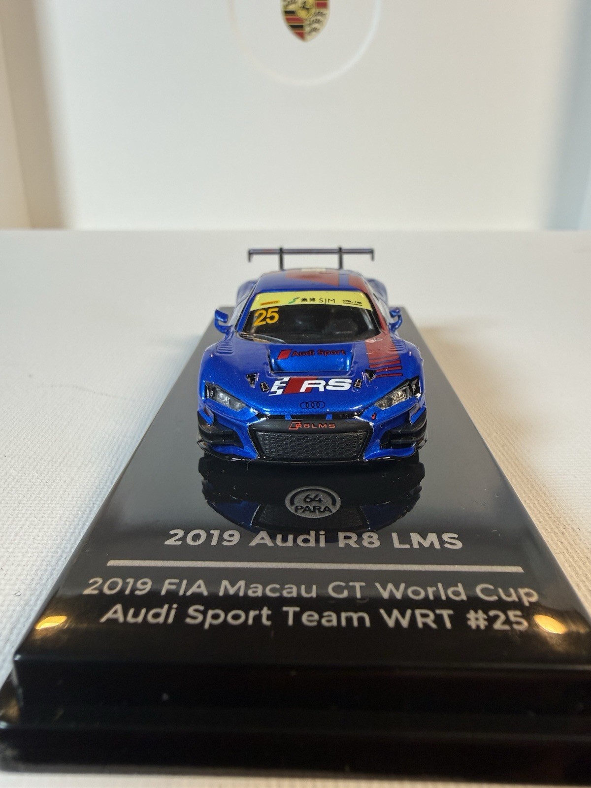 🔥64 Para 1:64 AUDI R8 LMS 2019 FIA Macau GT World Cup Audi Sport Team WRT #25🔥