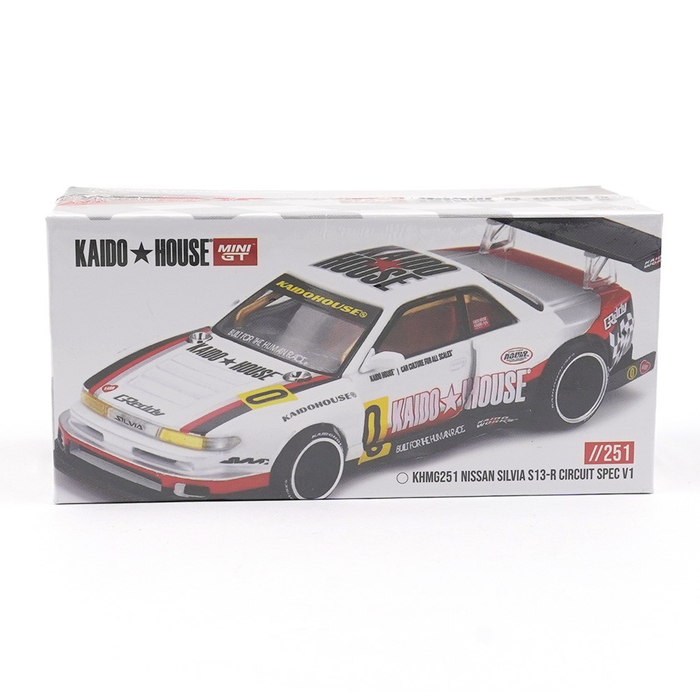 1/64 Kaido House x Mini GT Nissan Silvia S13-R Circuit Spec V1 KHMG251
