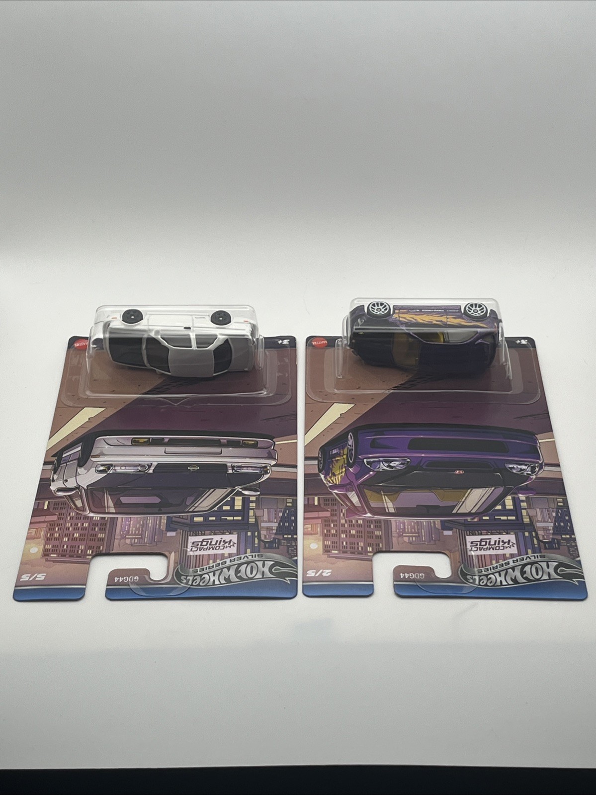 2025 Hot Wheels Silver Series 99 Honda Civic Type R + 91 Nissan Sentra SE-R