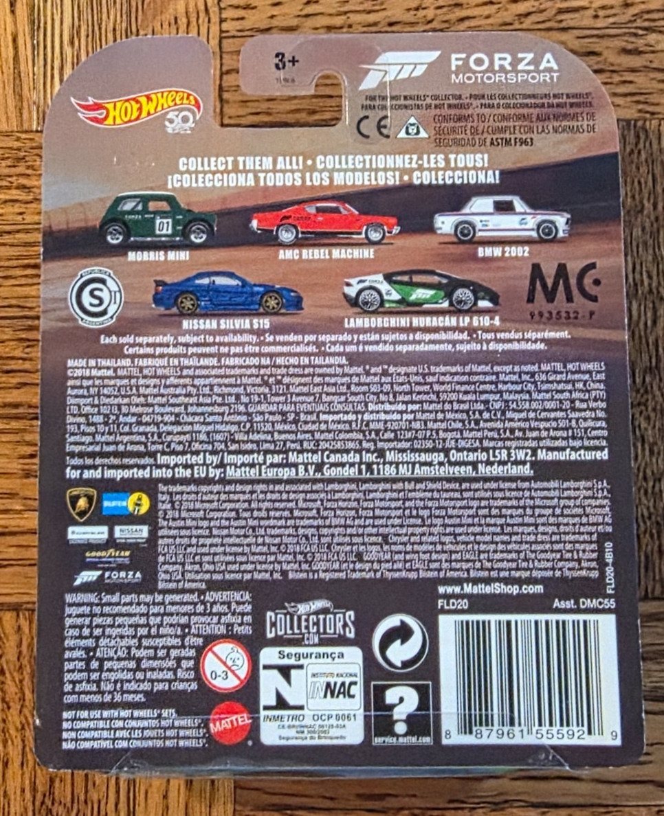 HOT WHEELS Forza AMC Rebel Machine With Real Riders