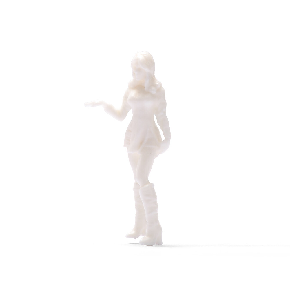 1/64 Mini doll Girl Scene Props Miniature Figure Model For Cars Vehicle Street T