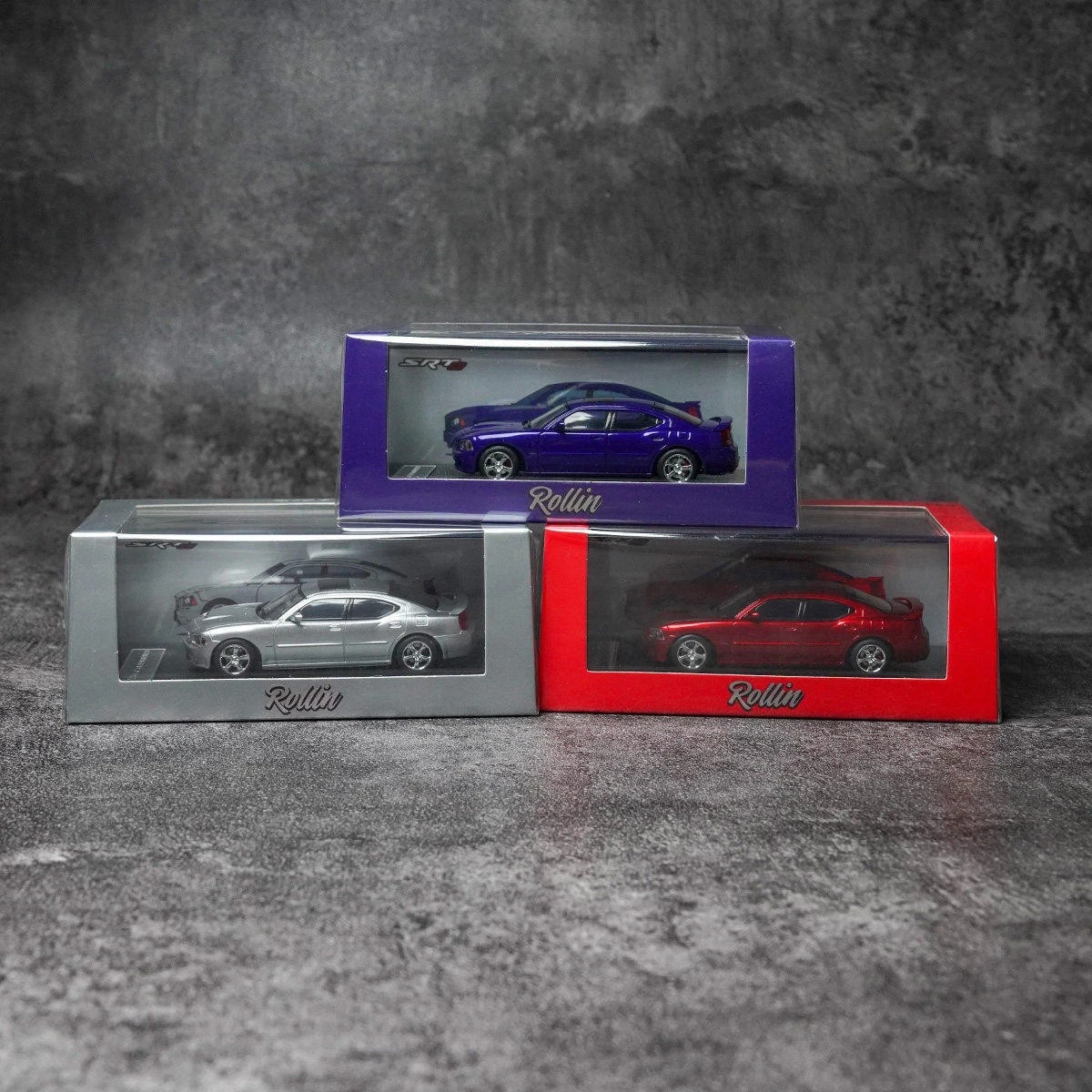 Rollin 1:64 08 Charger Multi-Color Diecast Collect Car