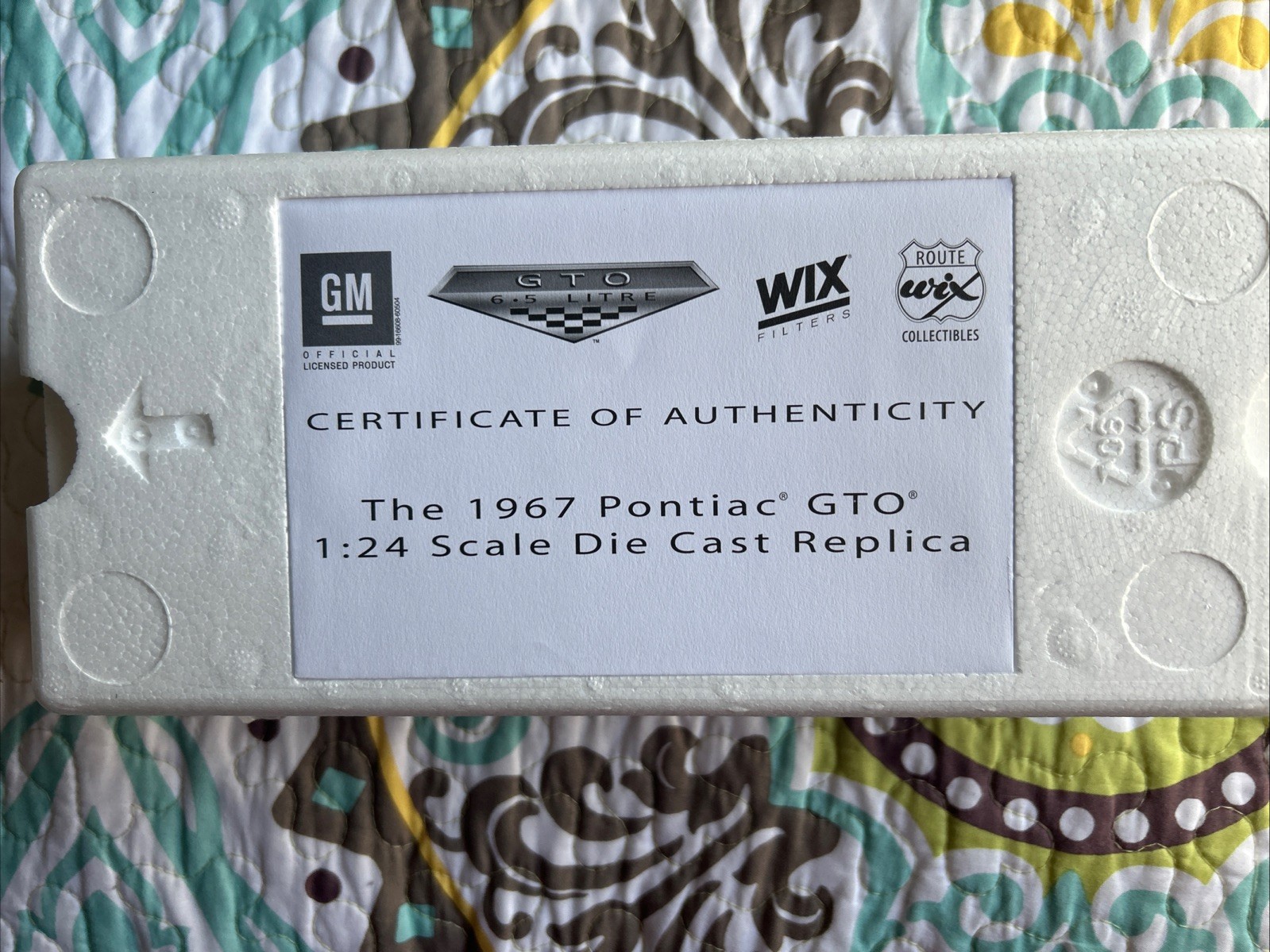 1967 Pontiac GTO Special Edition 1:24 Diecast Route WIX Collectibles Icons 2008
