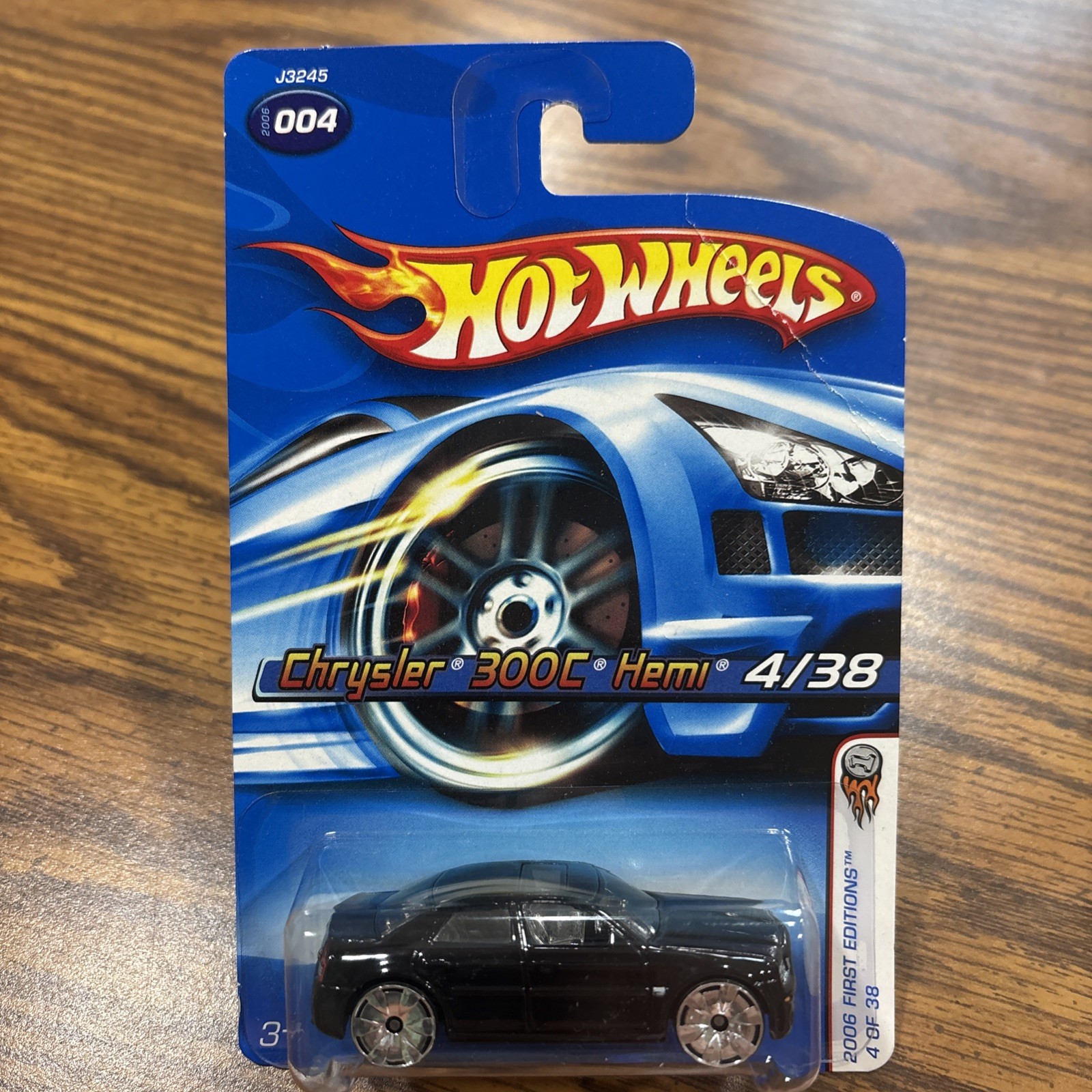 Hot Wheels 2006 First Editions 1:64 Chrysler 300C Hemi 2005 Black Diecast Car