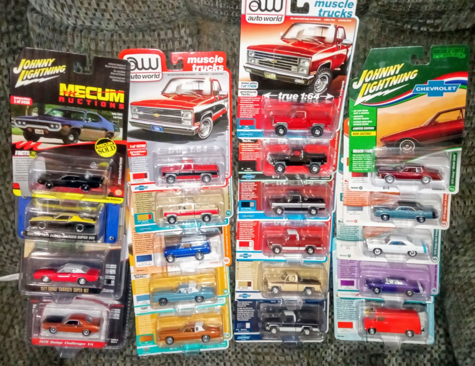 Auto World Greenlight GMC TRUCK Square Dodge Cadillac Scout Lot Of 20 Cars