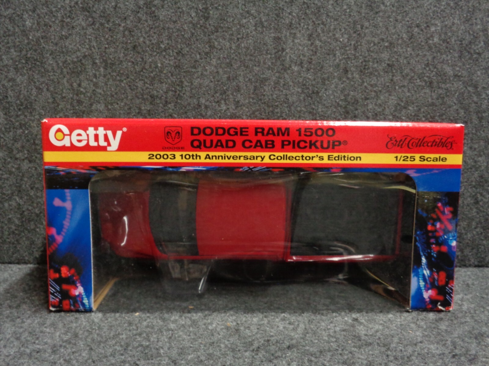 2003 DODGE RAM 1500 CREW CAB PICK UP TRUCK 1:25 ERTL GETTY FUEL OIL GASOLINE