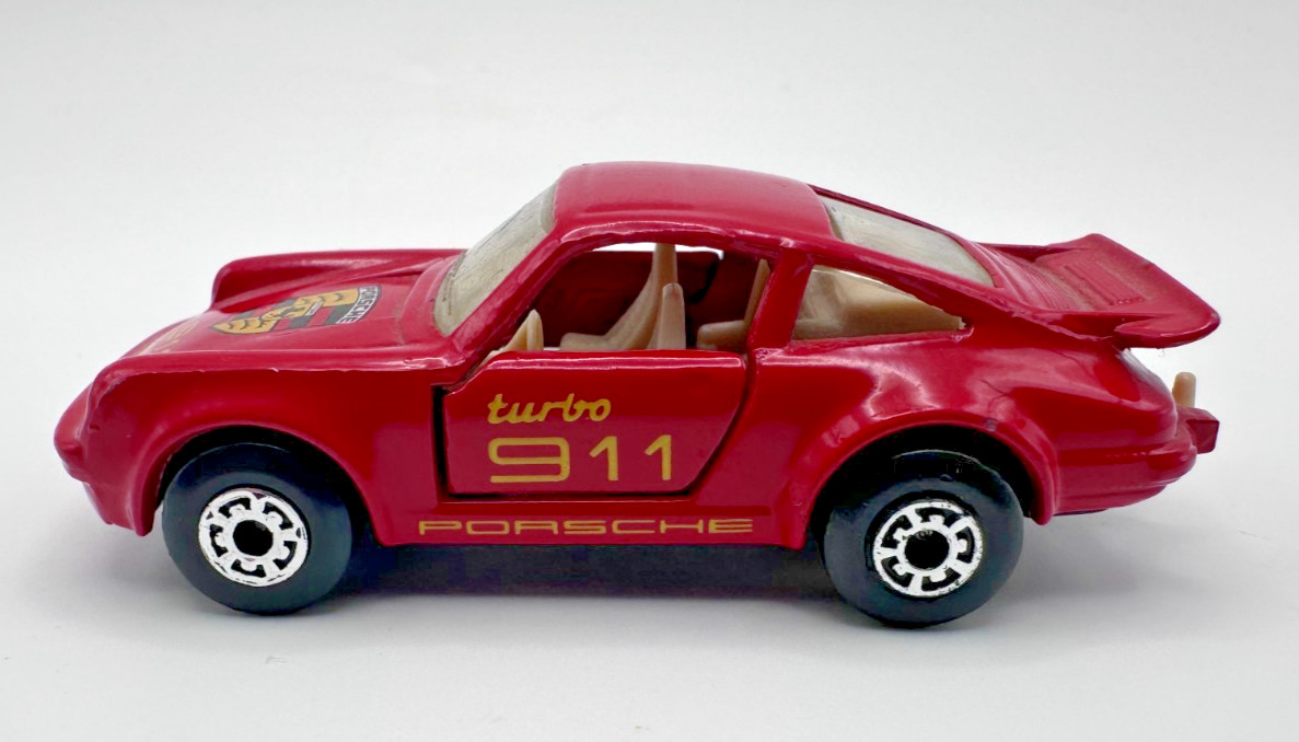 Matchbox Superfast 1978 Porsche Turbo 911 Lesney Shiny Red 2.75” Diecast P-911