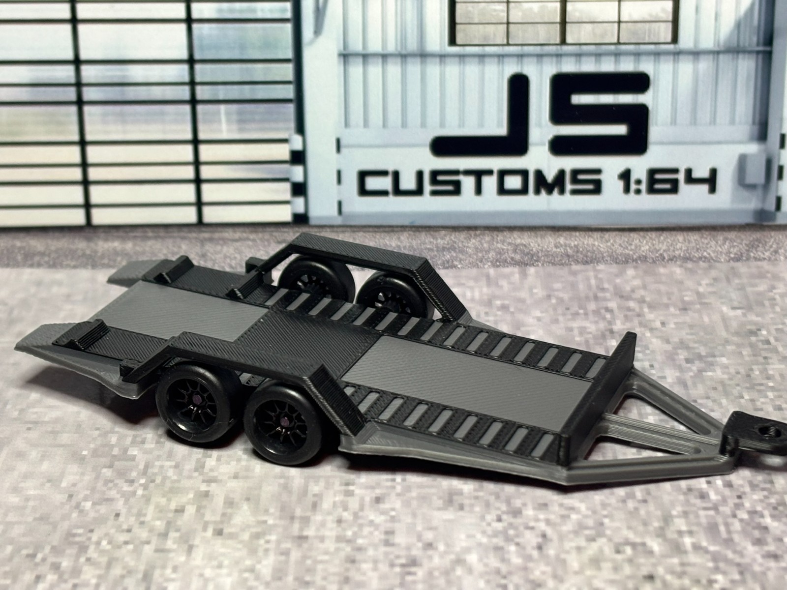 Tandem Car Trailers Custom Builds – Hot Wheels / Matchbox 1:64 Scale