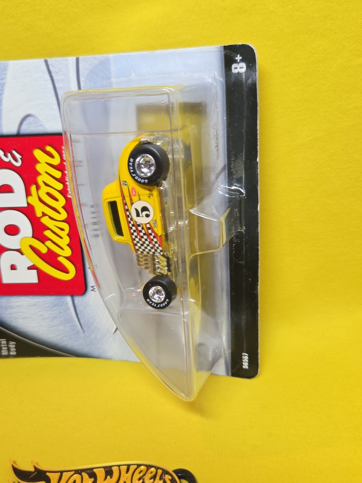 100% HOT WHEELS 2002 ROD CUSTOM ’32 FORD YELLOW 1/64 & Gift 🔥39