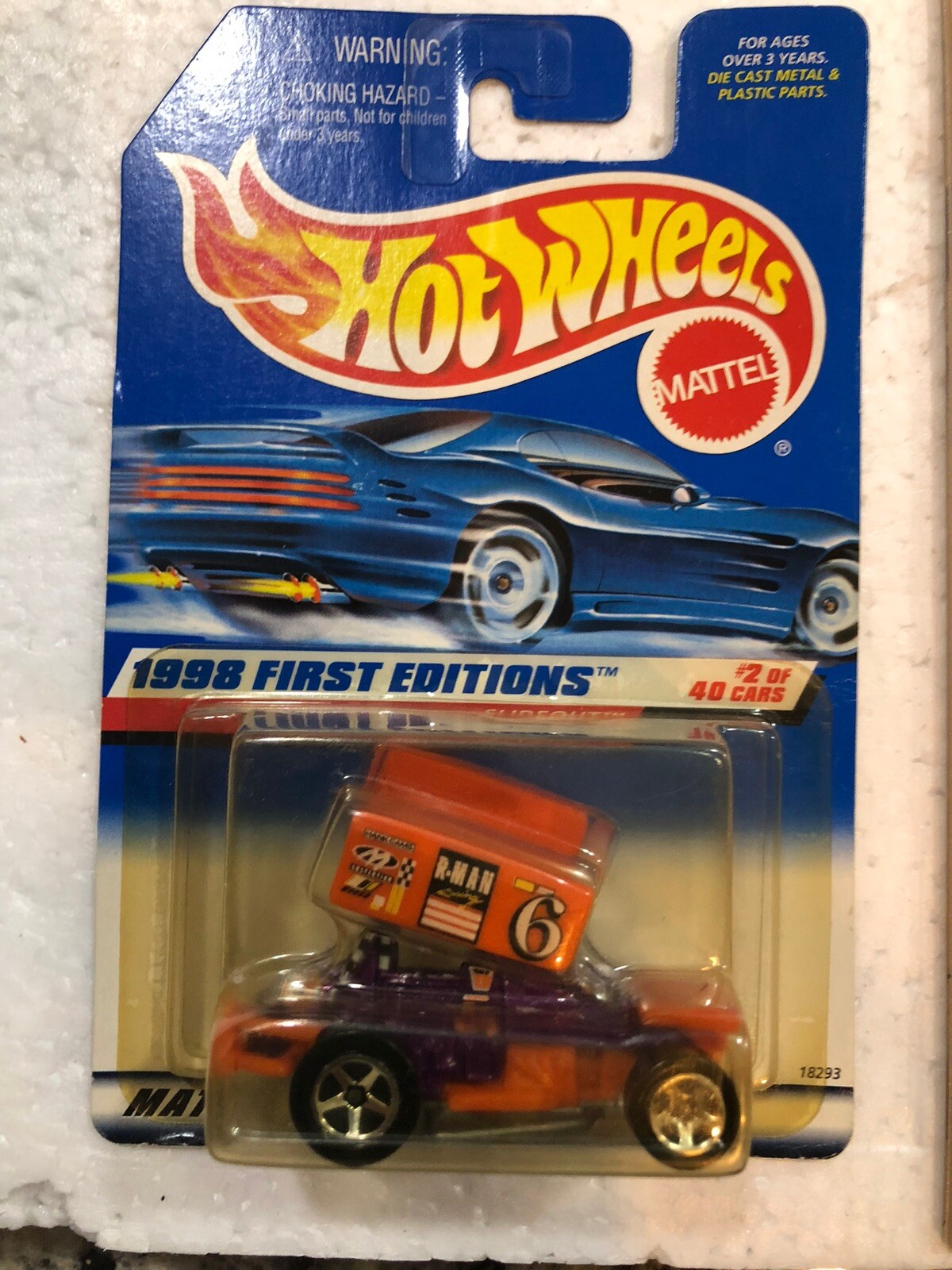 Hot Wheels 1998 First Editions #2/48 Slide Out #640 Unopened Package