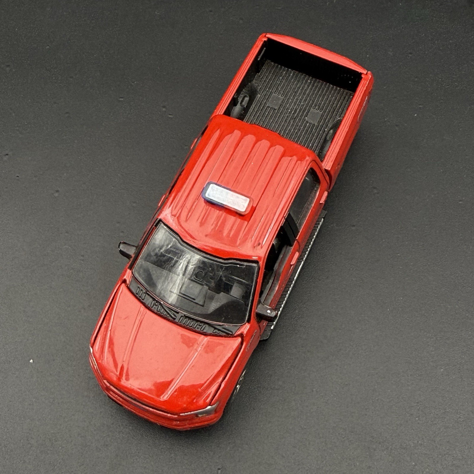 2 Pack 1/64 Mini Whelen Edge Blue Red Lightbar Gray Top Cover Police Fire EMS