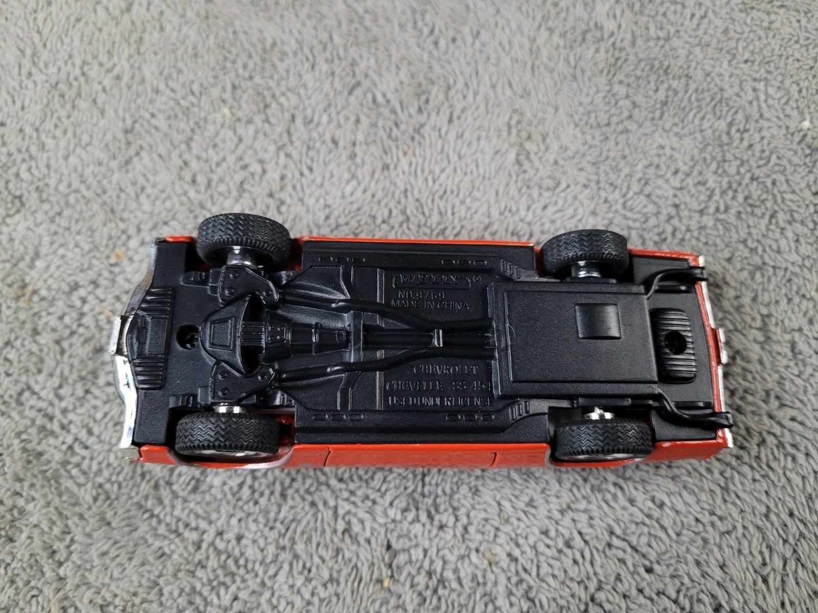 1971 Chevrolet Chevelle SS 454 Convertible Orange 1:38 Diecast Welly