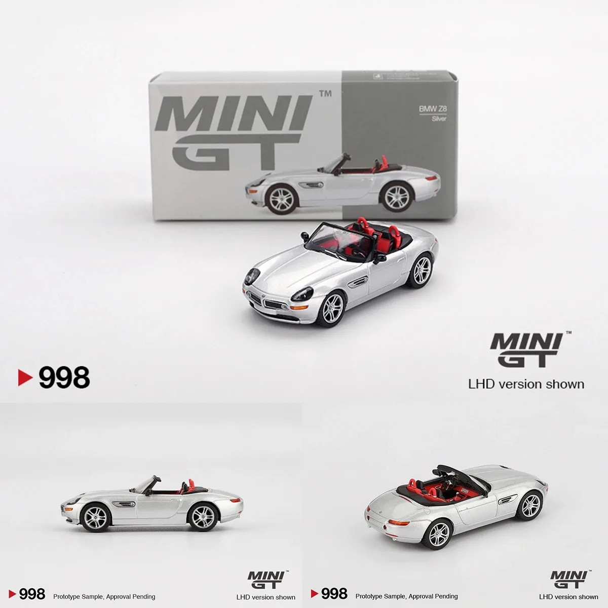 MINIGT In Stock 1:64 Porsche Lamborghini Bugatti Pagani BMW McLaren Nissan Dieca