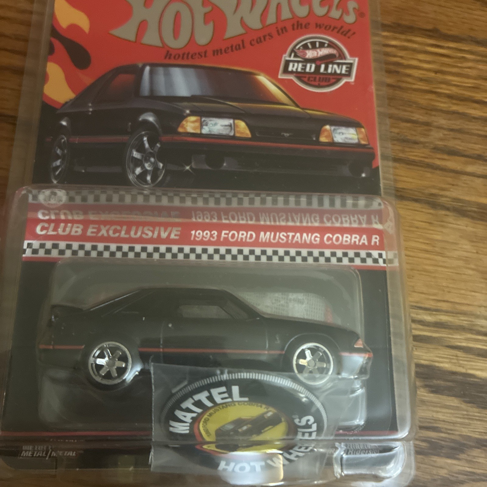 2023 Hot Wheels RLC Membership Car 1993 Ford Mustang Cobra R Black
