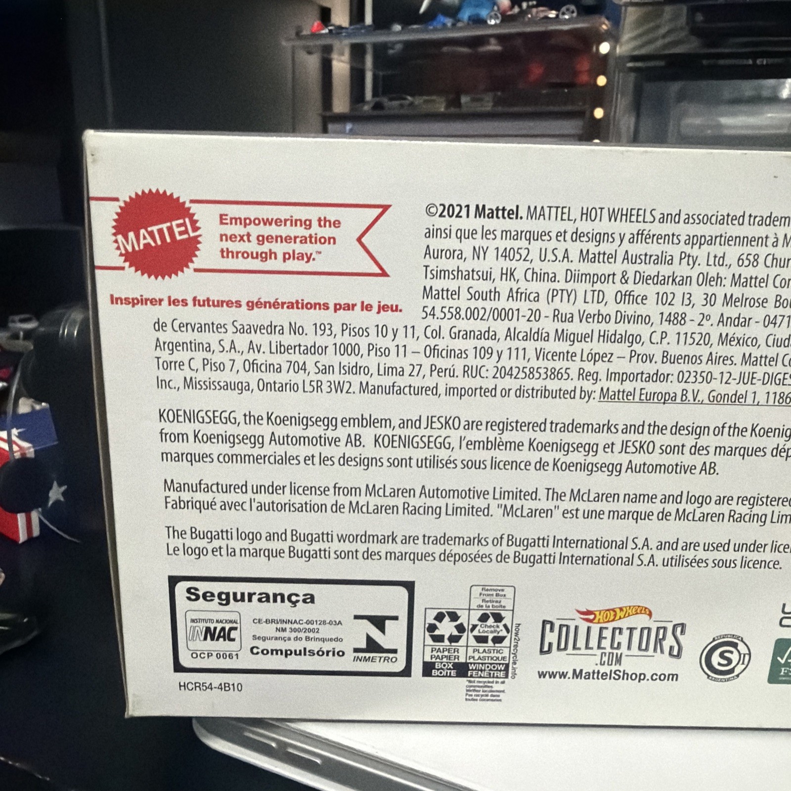 2021 Hot Wheels Premium Diorama Exotics-Carry On-Bugatti-McLaren-Koenigsegg❤️