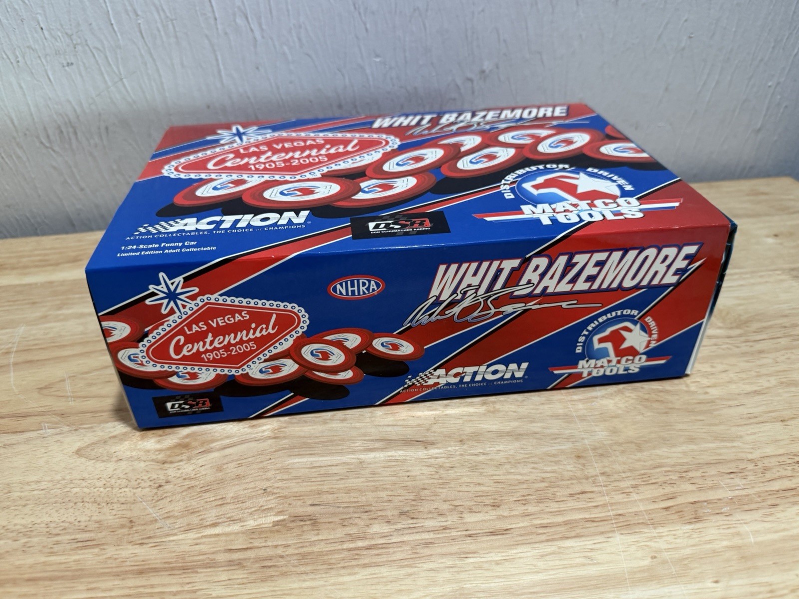 WHIT BAZEMORE 1/24 MATCO TOOLS Las Vegas DODGE STRATUS FUNNY CAR 2005 ACTION