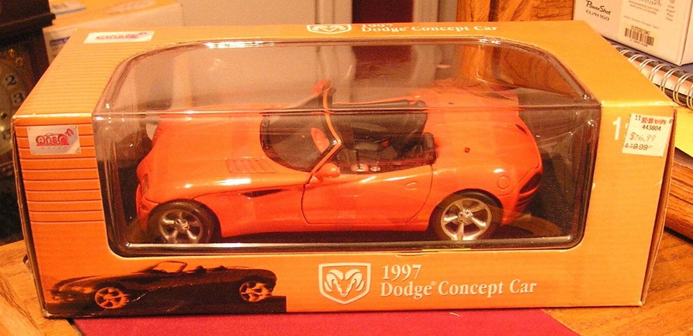 1997 Dodge Concept Car Convertible – Anson Collectibles 1:18 Die Cast
