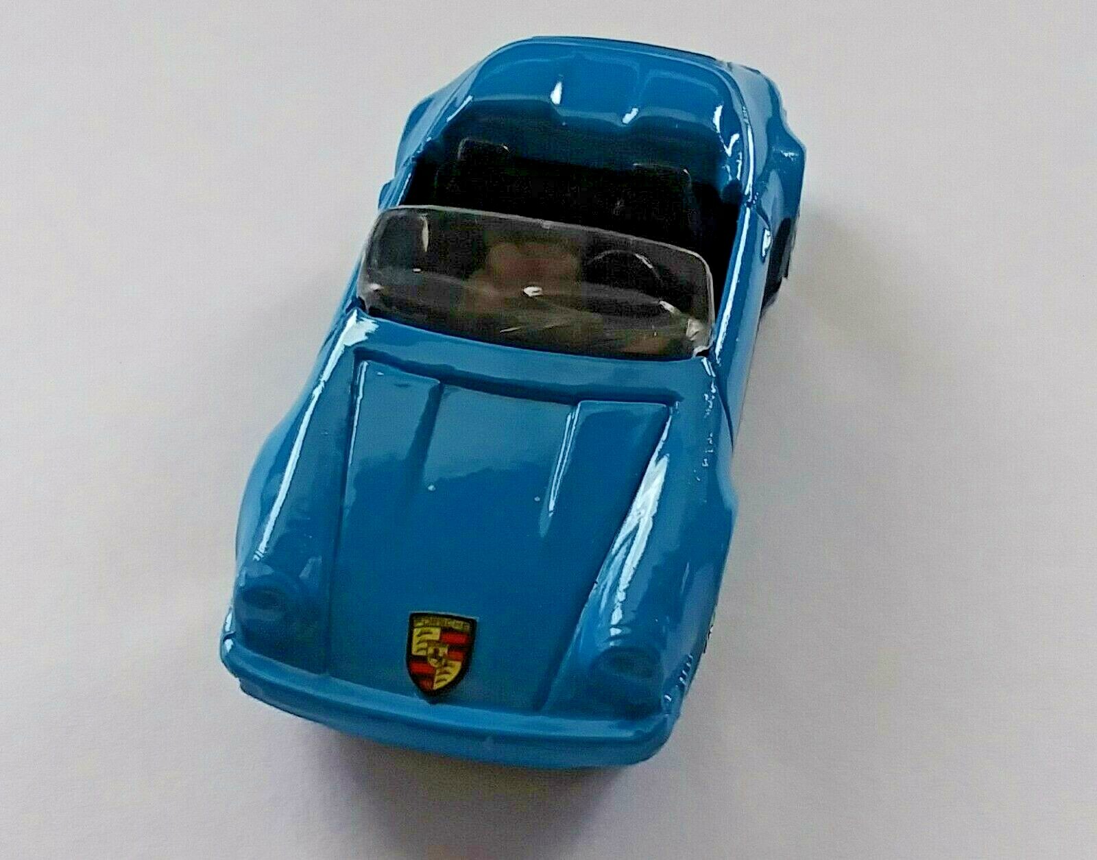 Porsche 911 Speedster Blue Convertible Die Cast Metal Car Maisto Mint Loose Cond
