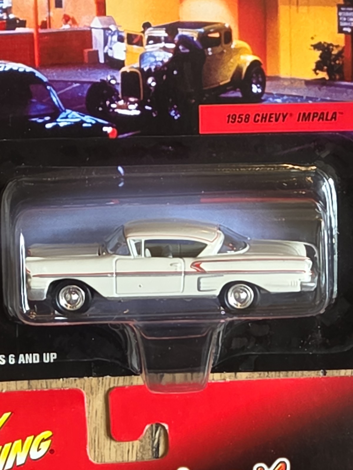 4 Johnny Lightning American Graffiti Chevy Impala, Custom Chevy, Nomad, Bel Air