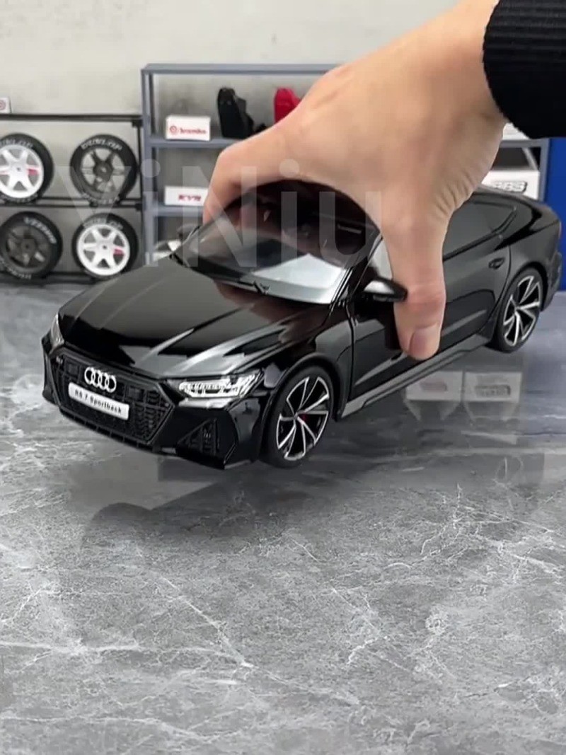 1/18 for RS7 Sportback Model with Key Remote Control-Sound Light Effects Model