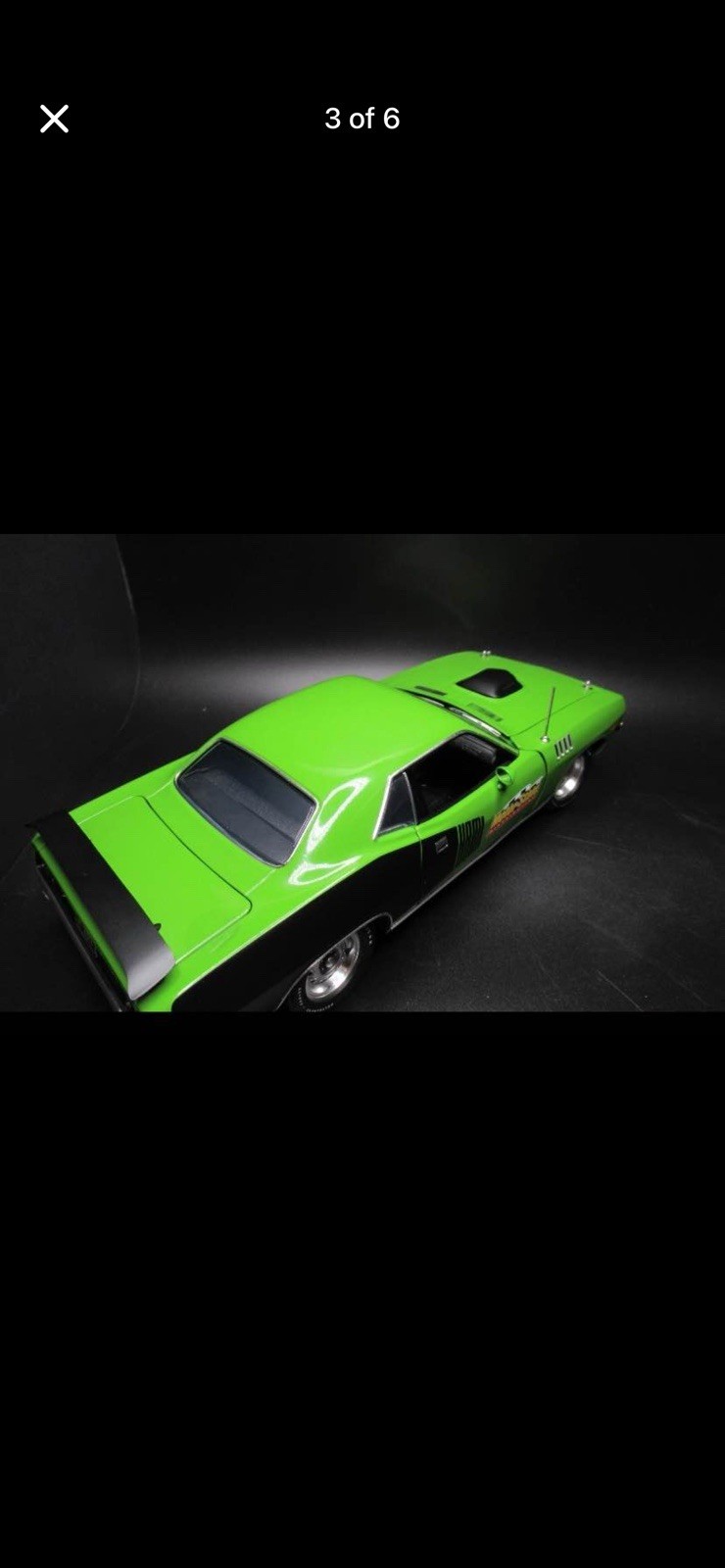 RARE 1971 PLYMOUTH HEMI CUDA MOTOR STATE 2022 HOLIDAY EDITION 1:18 ACME