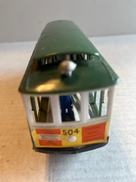 CABLE CAR 504 – MUNICIPAL RAILWAY SAN FRANCISCO – Green – Please see photos!