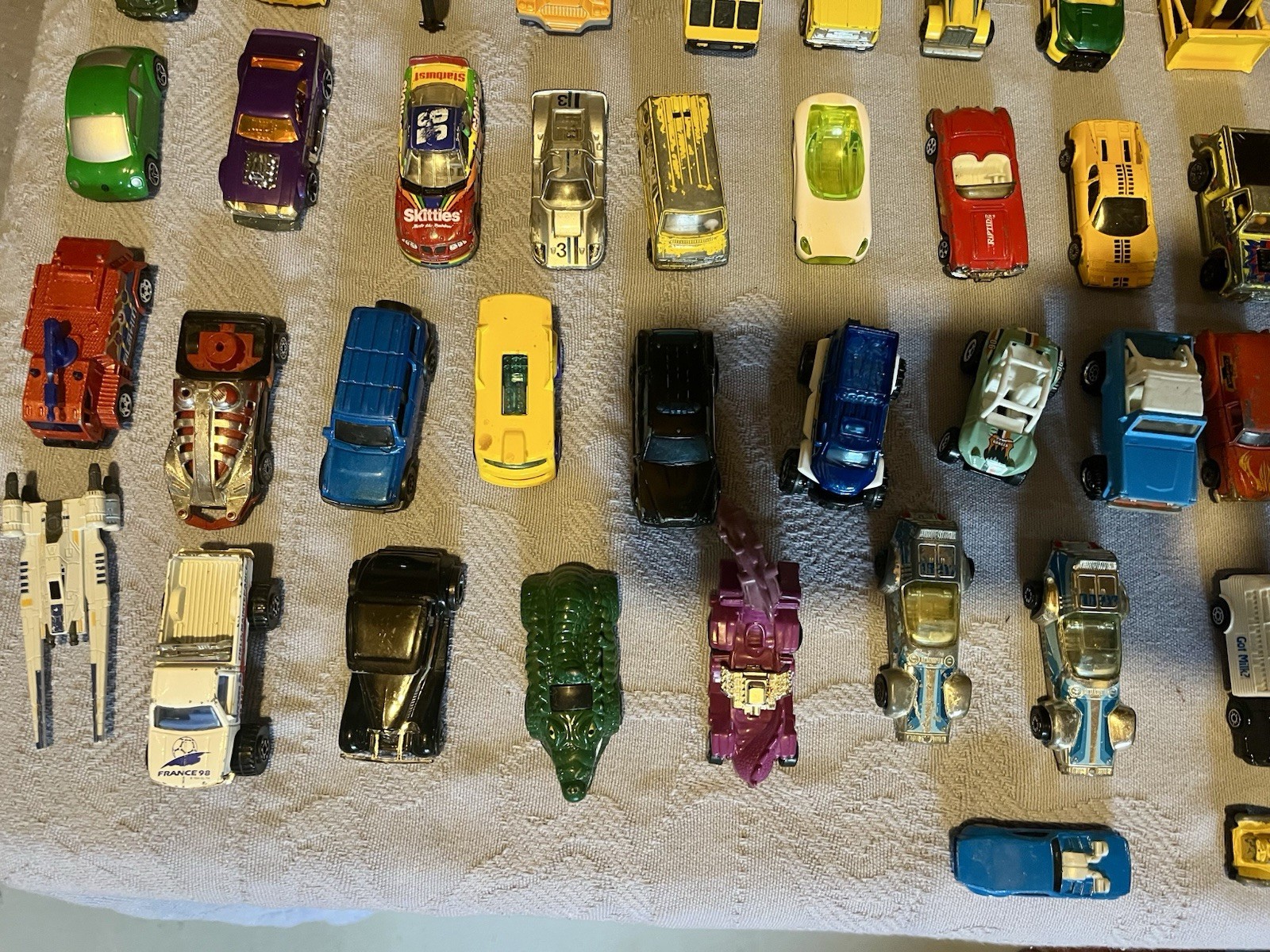 Lot Of 60 Odd fantasy Trucks Cars Pixar Diecast HW Matchbox Various Others