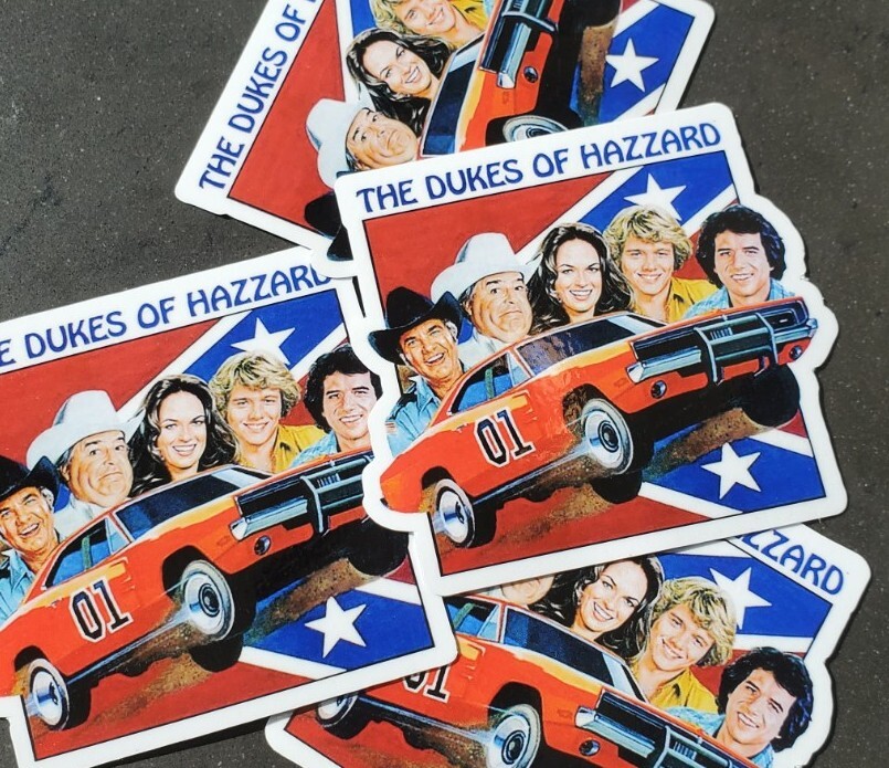 Dukes Of Hazzard STICKERS VARIETY 10 PACK *WORLDWIDE 🌐SHIPPING*