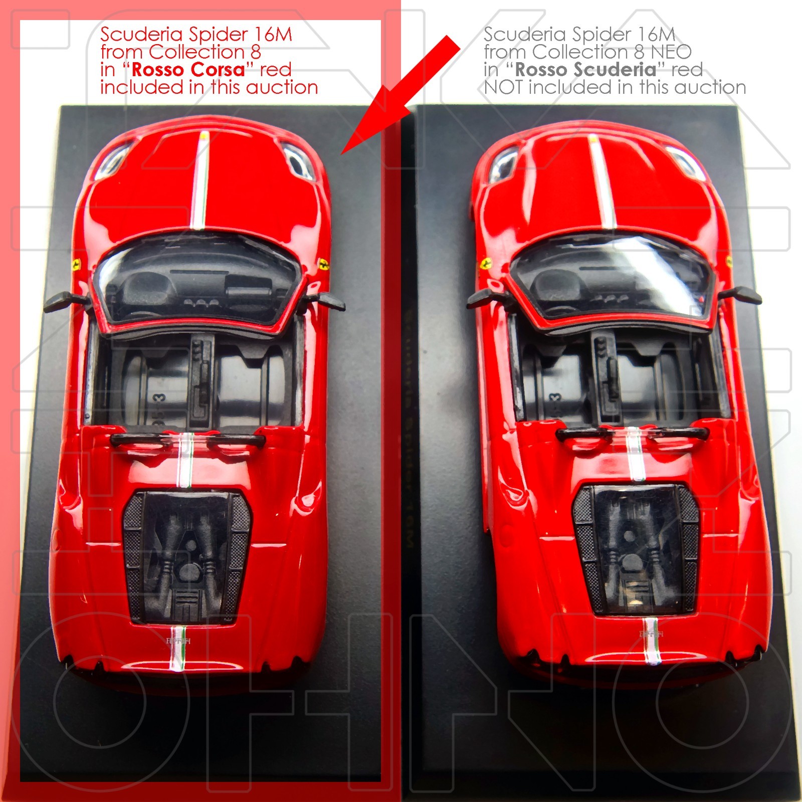 Ferrari 430 Scuderia Spider 16M 2008 KYOSHO 1:64 Collection 8 Rosso Corsa Red