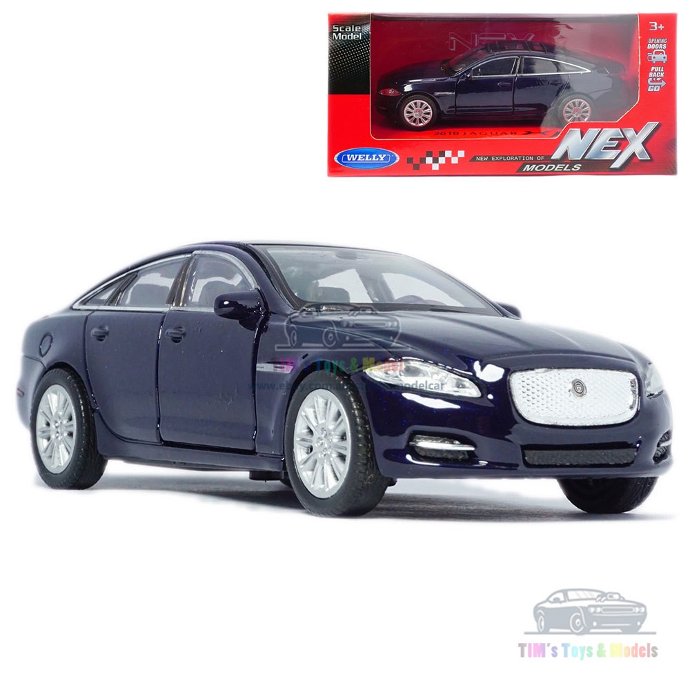 1/44 Jaguar XJ 2010 Model Car Alloy Diecast Toy Vehicle Collection Kid Gift Blue