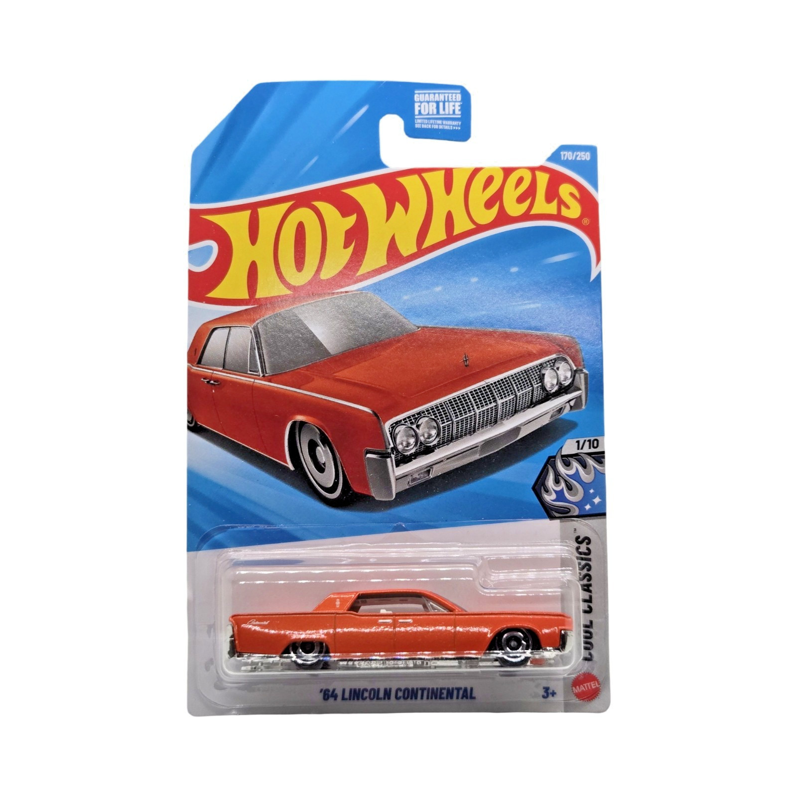2026 Hot Wheels ’64 Lincoln Continental #170 Metalflake Orange