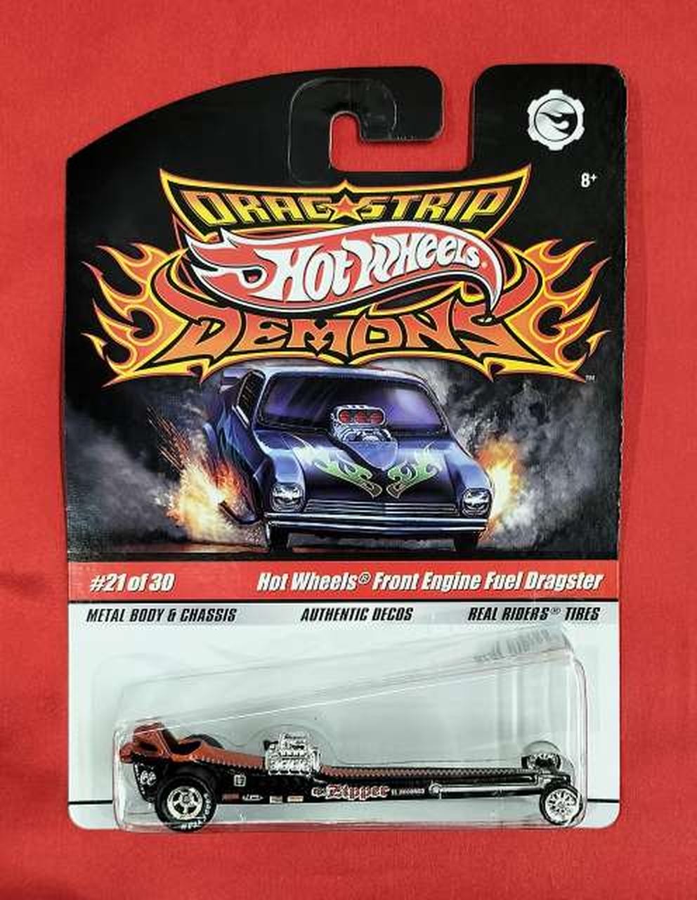 Mattel Hot Wheels Dragster Front Engine Fuel Used Package Bends