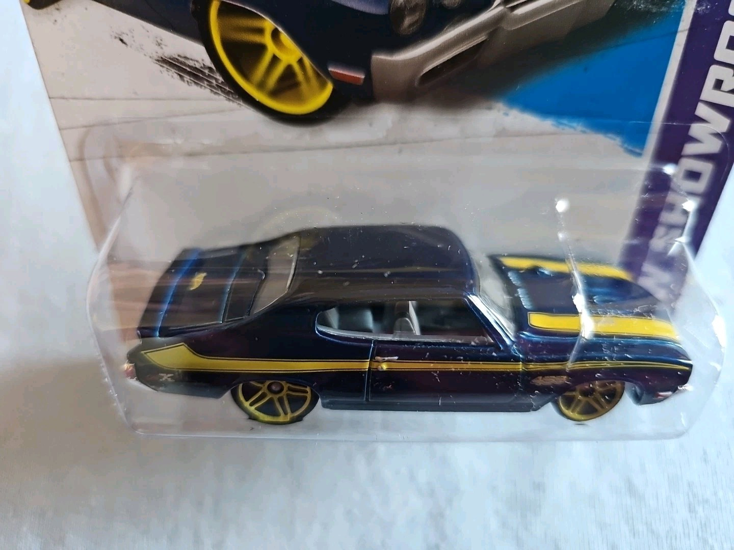 2012 Hot Wheels ’70 BUICK GSX Blue 109/247 GREAT CARD Kmart Color MUSCLE MANIA