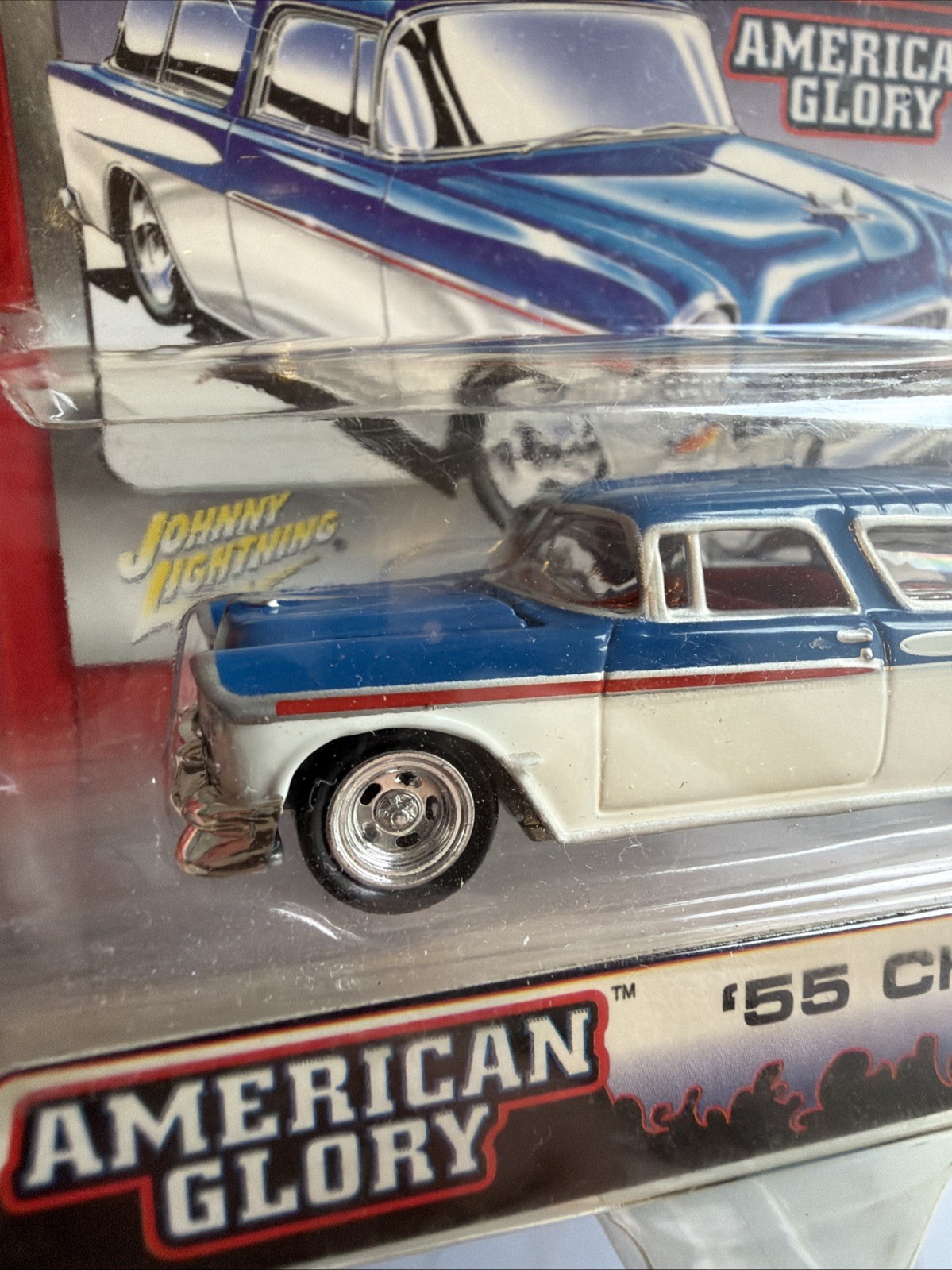 🇺🇸1955 Chevy🇺🇸Nomad🔔Bel Air American🇺🇸Glory 1/64 Diecast Street🔥Freaks