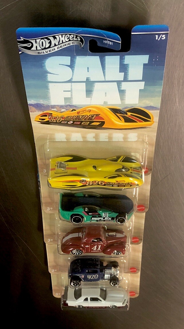 HOT WHEELS 2025 SALT FLAT SILVER SERIES ( SET OF 5 ) 1988 FORD FREE SHIPPING