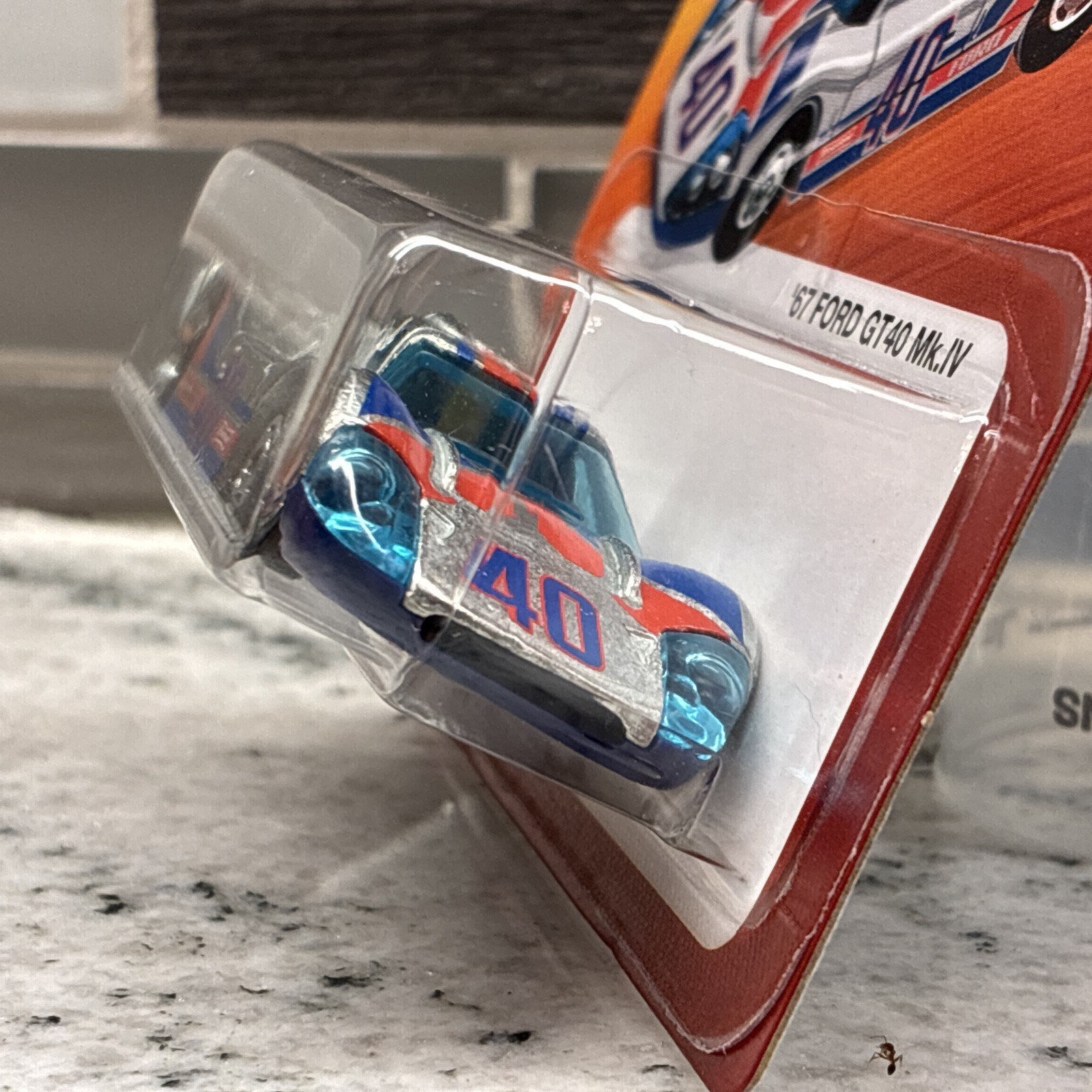 🔥🛞HOT WHEELS *WHEEL ERROR* The Hot Ones ’67 FORD GT40 Mk.IV Silver 6/8 Mk IV