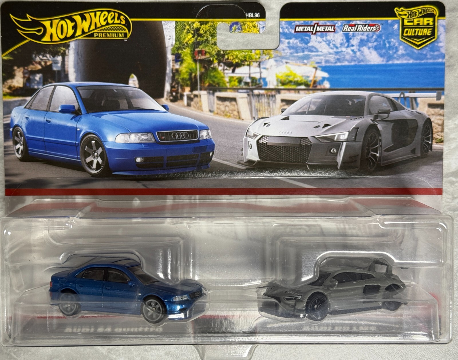 2024 Hot Wheels Car Culture 2 Pack Audi S4 Quattro & Audi R8 LMS , Free Shipping