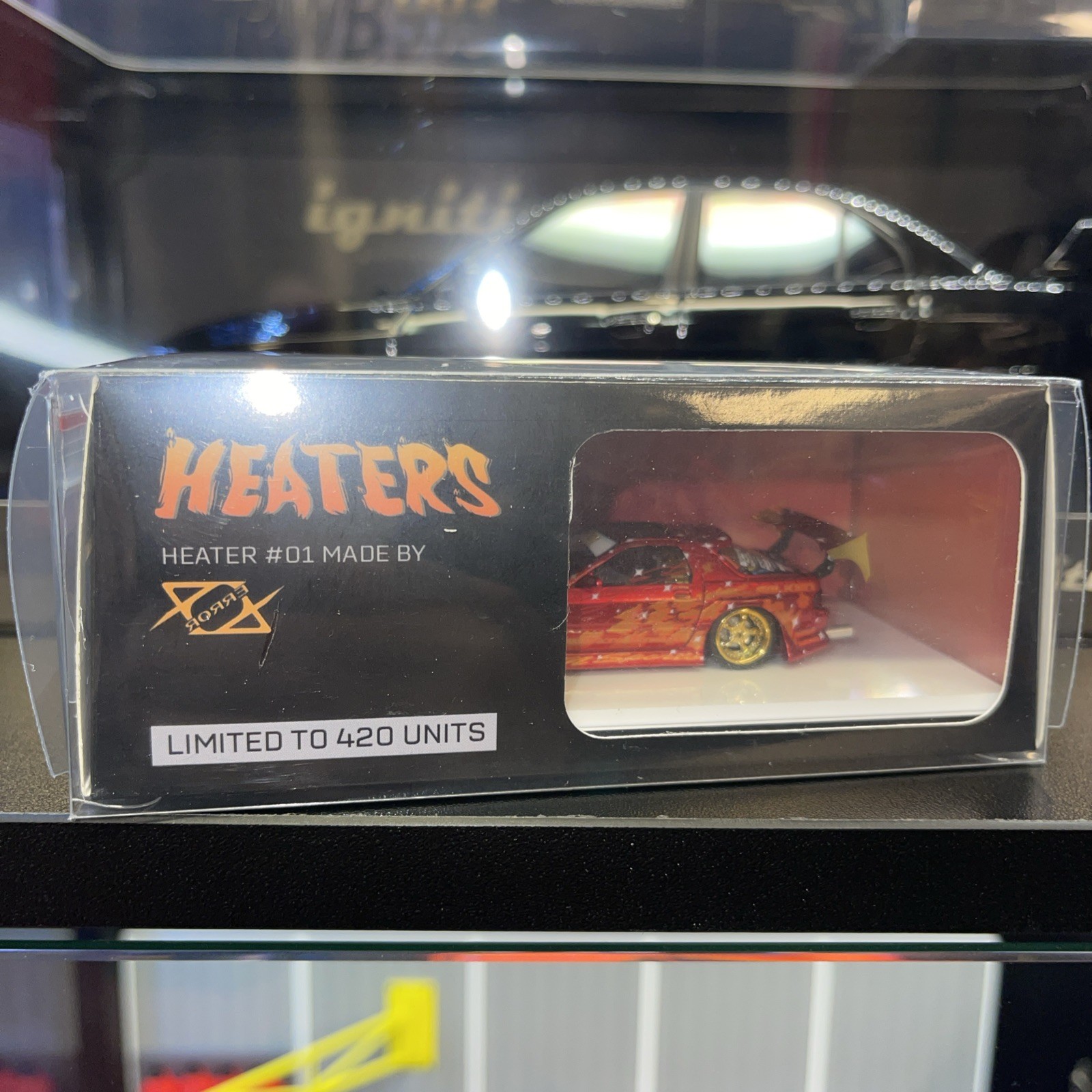 ERROR404 HEATERS #1 RX-7 FC Hert Twerkstallion resin car 1/64 USA seller