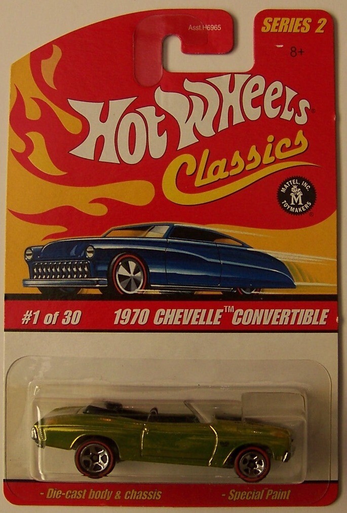 2006 Hot Wheels Classic Series 2 #1 ’70 Chevelle Convertible Lot of 5 Diff. | 01