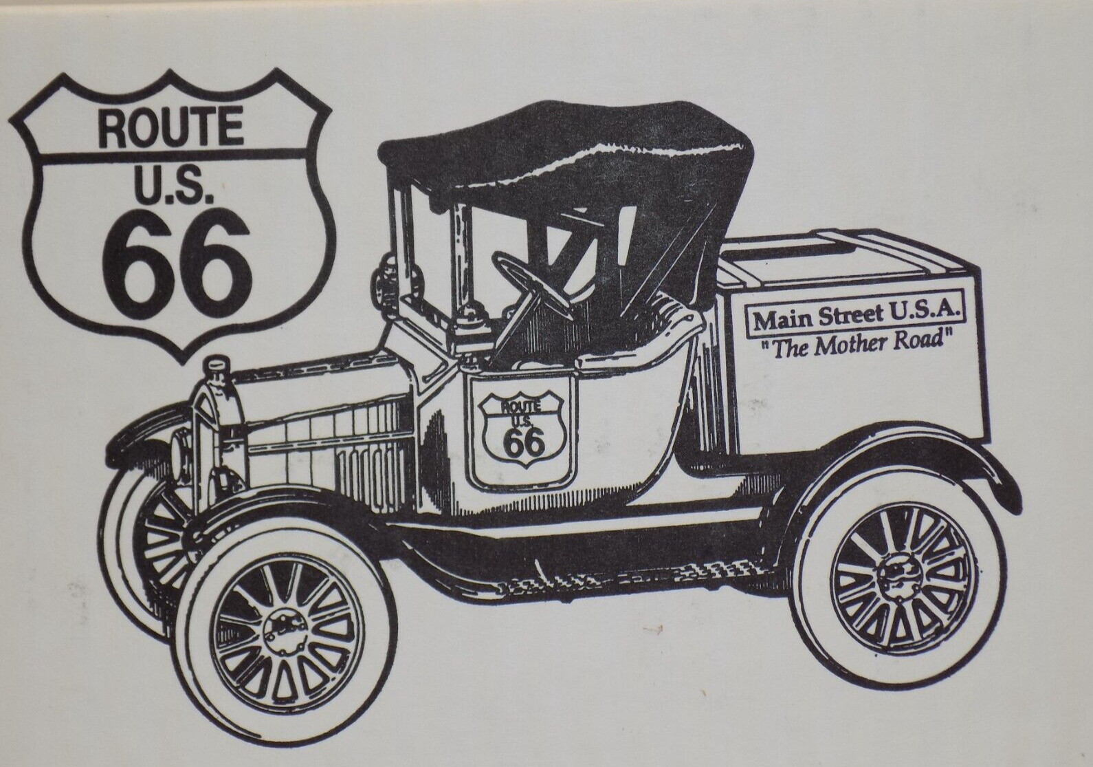 ERTL All 8 STATES ROUTE 66 SERIES MAIN STREET USA 1918 FORD PANEL TRUCK BANKS
