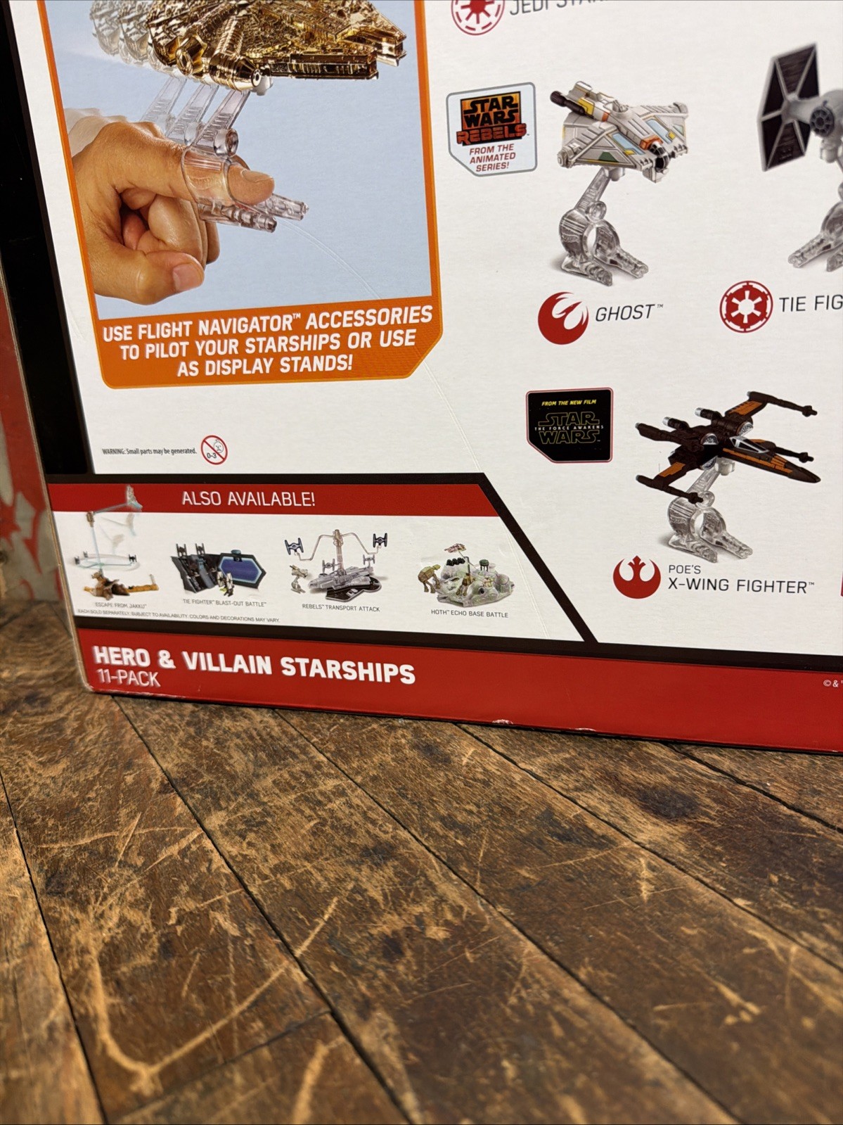 HOT WHEELS DIECAST DISNEY STAR WARS HERO & VILLAIN STARSHIPS 11 PACK FIGURE RARE
