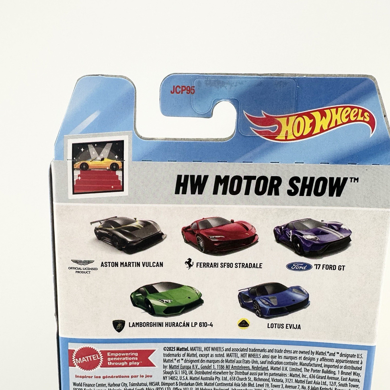 Hot Wheels HW Motor Show 5 Car Gift Pack Ferrari Ford Lamborghini Lotus