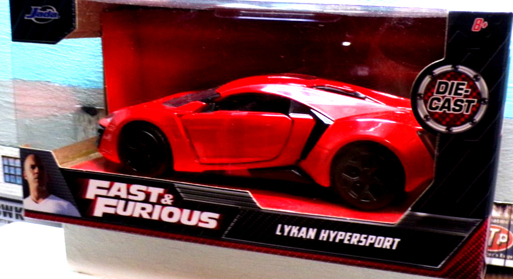 Jada Toys Fast & Furious Lykan Hypersport 1:32 Scale Metal Rubber Plastic Parts!
